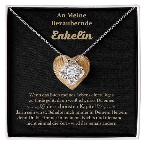 Geburtstagskarte Für Enkelin – Zum 9. Geburtstag, Mit Liebevoller Botschaft, Silberfarben, 15,7x23 Cm