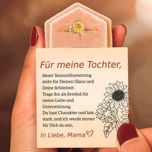 Stressabbau Kreisel-Ring AIDEN_SUNFLOWER