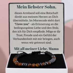 Von der Mutter an den Sohn | AER_MORSEBRACELET