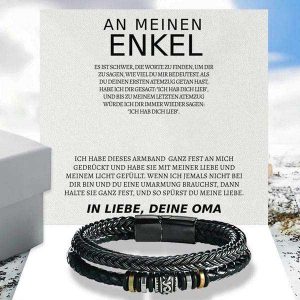 Von der Oma an den Enkel | ZAC_LEATHERBRACELET