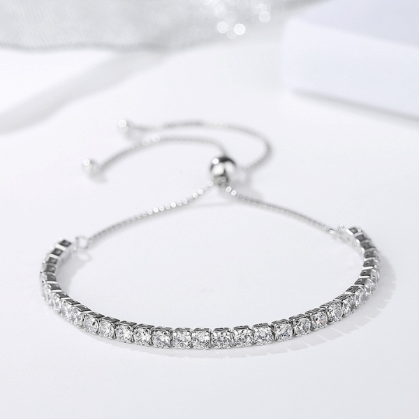 Rubn Damant Tenns Armband N Slber Für Frauen Natürlcher | Etsy