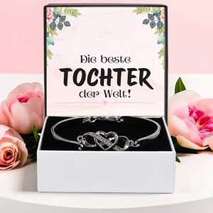Die beste TÖCHTER der Welt! | DAUGHTER_HEARTBRACELET